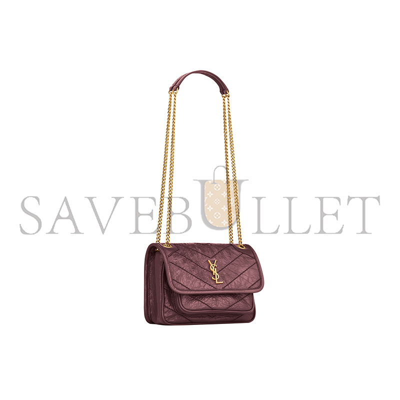 YSL NIKI MINI IN VINTAGE LEATHER 8460870EN076195 (18*12.5*5cm)